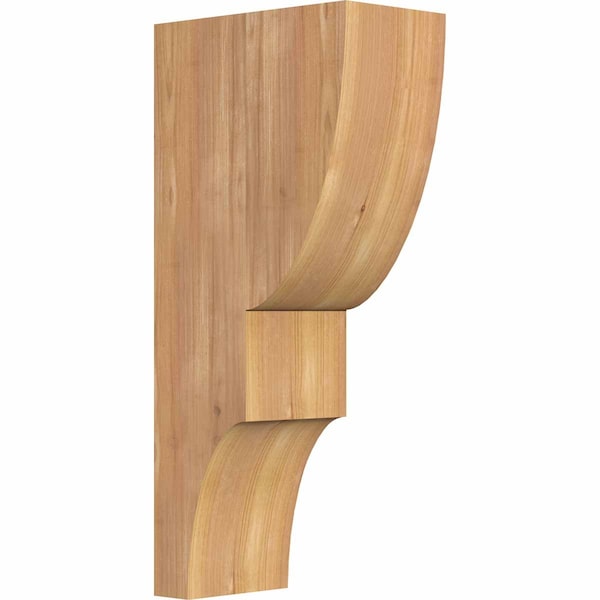 Ekena Millwork Ridgewood Smooth Corbel, Western Red Cedar, 5 1/2"W x 10"D x 22"H COR06X10X22RID00SWR - main